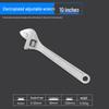 Adjustable Multifunctional Large-Opening Self-Tightening Short Handle Wrench for Plumbing