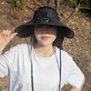 Вуличний капелюх-козирок з вбудованим вентилятором, широкими полями та відкритою маківкою, охолоджуючий капелюх з вентилятором на сонячній батареї та з USB-зарядкою для вулиці, пляжу, подорожей