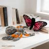 1pcs 6 Kinds of Insects Plush Toys Lifelike Butterfly Ant Bee Ladybug Mantis Spider Funny Simulated Insect Model Doll