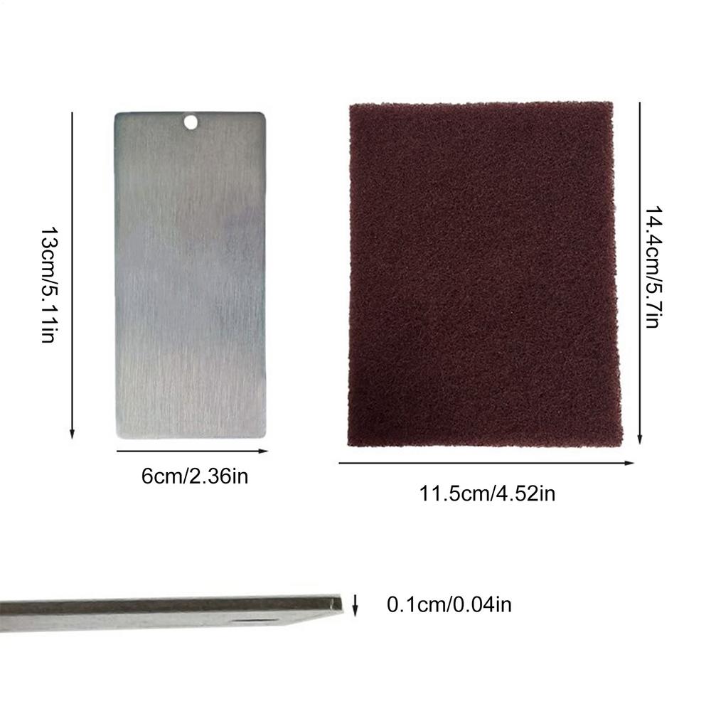 snowboard Scrapper wax kit Stainless Steel Snowboard Waxing Tool for Removing Excess Cooled Wax Ski Snowboard Accessories