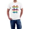 England Rainbow T-shirt Shimmering Heraldic 3 Lions Pride Flag Cricket Football
