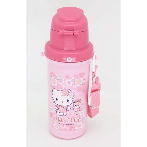 OSK Direct Drinking Water Bottle, 600ml, Hello Kitty Sakura Design, SC-600B