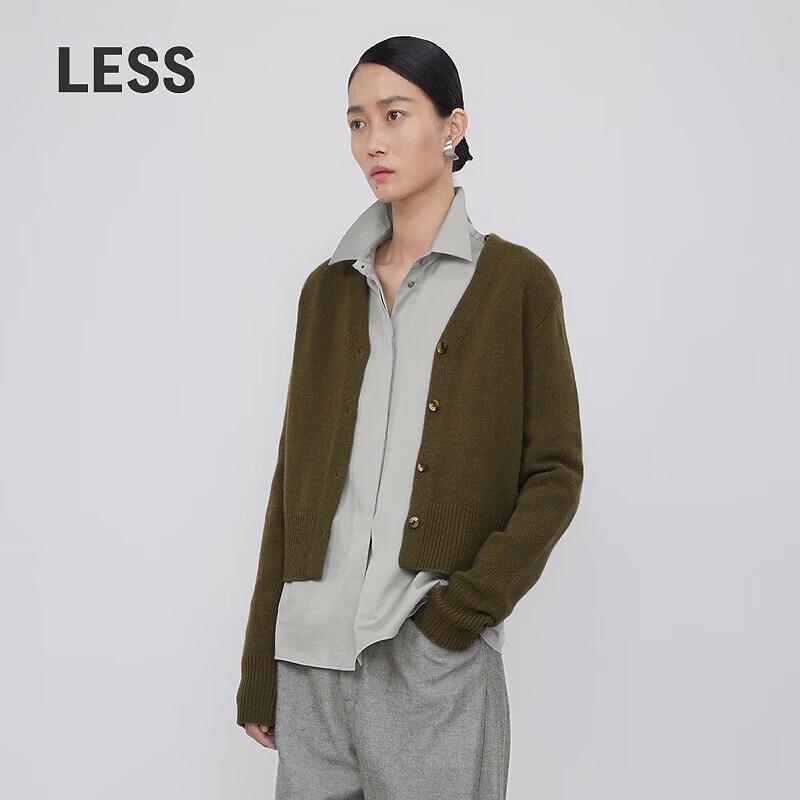 

Women s Lambswool Cashmere Knit V-Neck Cardigan S