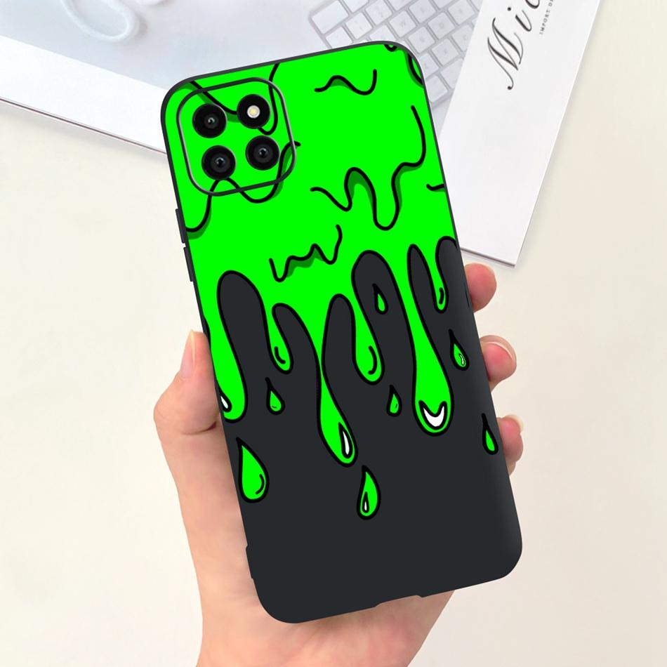 

=For Samsung Galaxy A22 5G Case Samsung Galaxy A22s A22 5G SM-A226B Fashion Moon Design Soft Silicone Phone Back Cover A22 5G