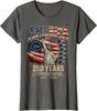 250 Years USA Flag 250th Anniversary 4th of July Men Wo Ladies' Crewneck T-Shirt