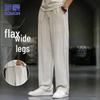 Men's Summer Loose Linen Straight-Leg Pants