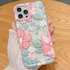 Summer Floral Rose Printed Phone Cases for Samsung S24 S23 Ultra S22 Plus S21 FE A53 A52S A14 A15 A54 A55 Airbag Anti-Drop Cover