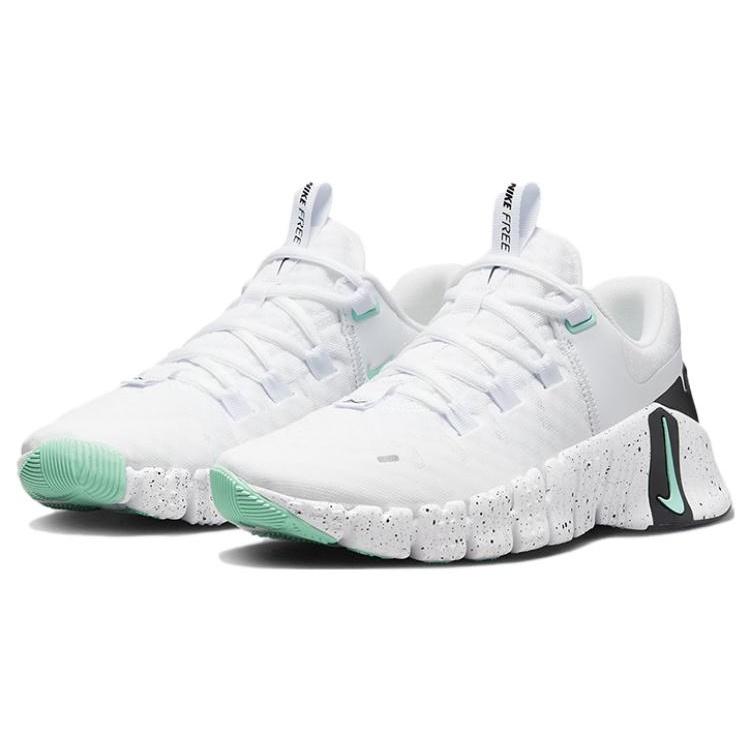 (WMNS) Nike Free Metcon 5 'White Emerald Rise Black' Women's DV3950-101