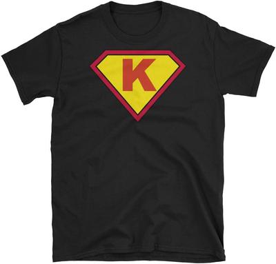 Superhero K Logo Graphic T-shirt