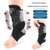 Hot Sale Unisex Stabilizing Ankle Brace Adjustable Dial Support Dual Aluminum Stays Open Toe Compression Strap Football Daily