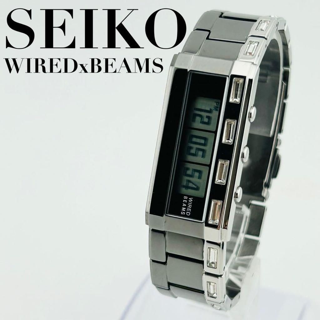 [USED] Rare Battery 2838 SEIKO WIRED BEAMS Digital Watch