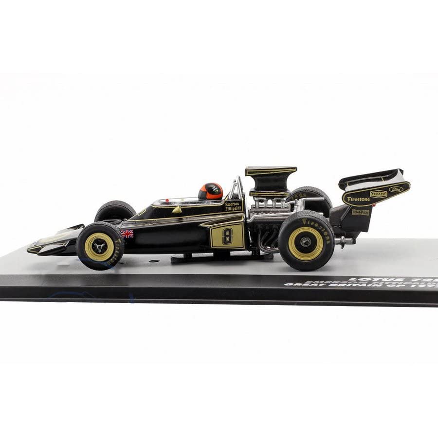 F1 Miniature Car 1/43 Lotus Ford 72D Emerson Fittipaldi JPS British Grand Prix 1972 Winner