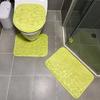 3PCS/set Bath Mats Non Slip Memory Foam Bathroom Soft Rugs Water Absorption Dry Fast Bath Mat Machine Washable for Home Floor