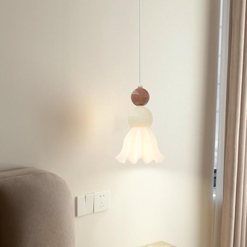 Italian Designer Simple Tanghulu Chandelier Nordic Originality Petal Home Decoration Bedroom Restaurant Coffee Shop Pendant Lamp