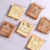 100PCS Transparent Self-adhesive Candy Gift Bags Cute Bunny Cat Bear Animal Bread Toast Cookies Baking Packaging Bag Supplies