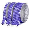 1/5/10Yards Self Adhesive Rhinestone Ribbon Bling Crystal Diamond Ribbon Roll Wrap Glittering Rhinestones Sticker for Decoration
