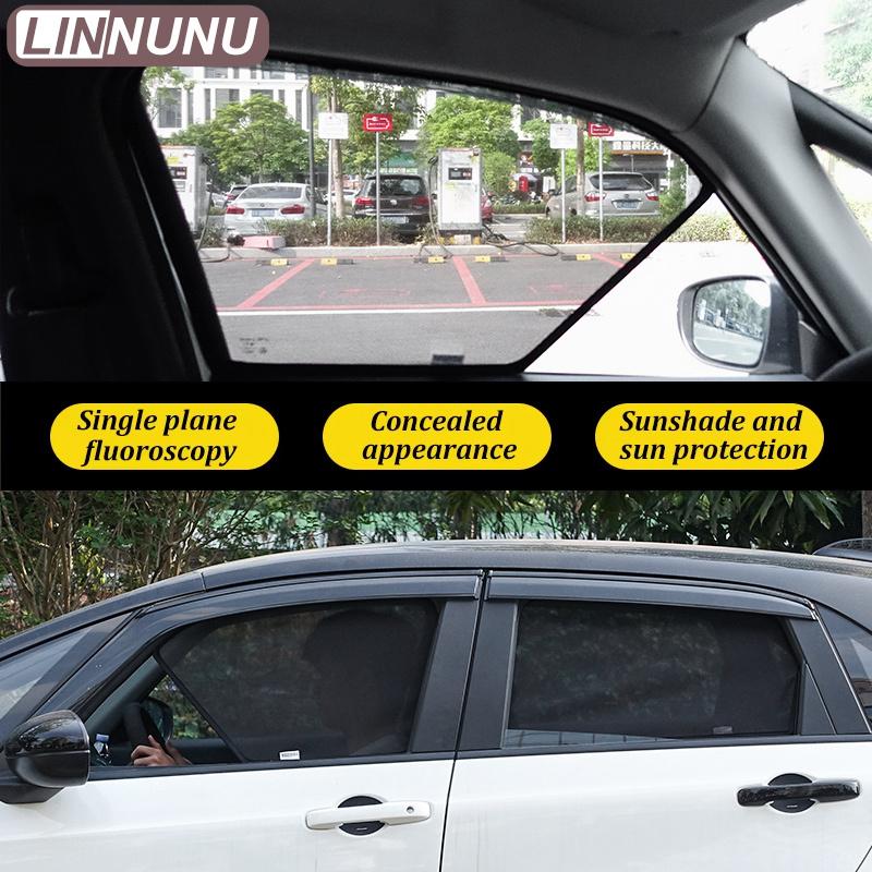 LINNUNU Für BMW X1 E84 2008-2015 18i 20i Magnetischer Auto-Sonnenschutz Windschutzscheibenvorhang Seitenscheiben-Sonnenschutz Zubehör UV-Schutz