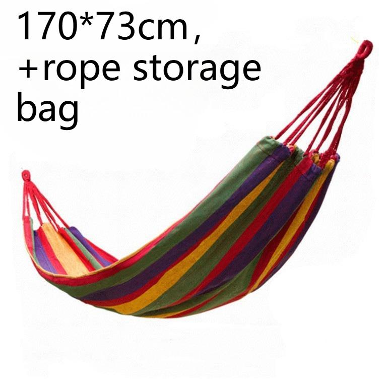 Outdoor single hammock, double hammock, plain canvas hammock, park, children s, student dormitory hammock, dormitory swing hammock 112
