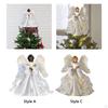 Angel Figurines Treetop 25*20cm Light up Glowing Christmas Tree Topper