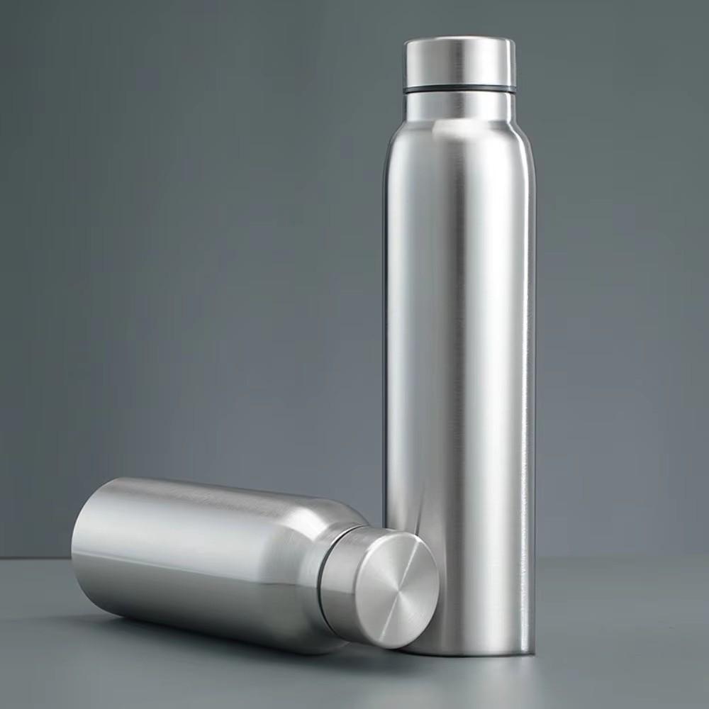 650/850/1000ml Hiking Bottle Reusable Cold Water Cup Portable Metal Water Bottle Sports Kettle