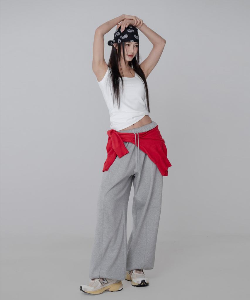 Binaaenko 3D Tailored Sweatpants - Melange Grey (One Size)