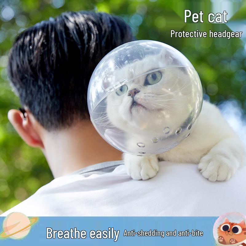 Cat & Small Dog Anti-Bite and Anti-Lick Head Cover