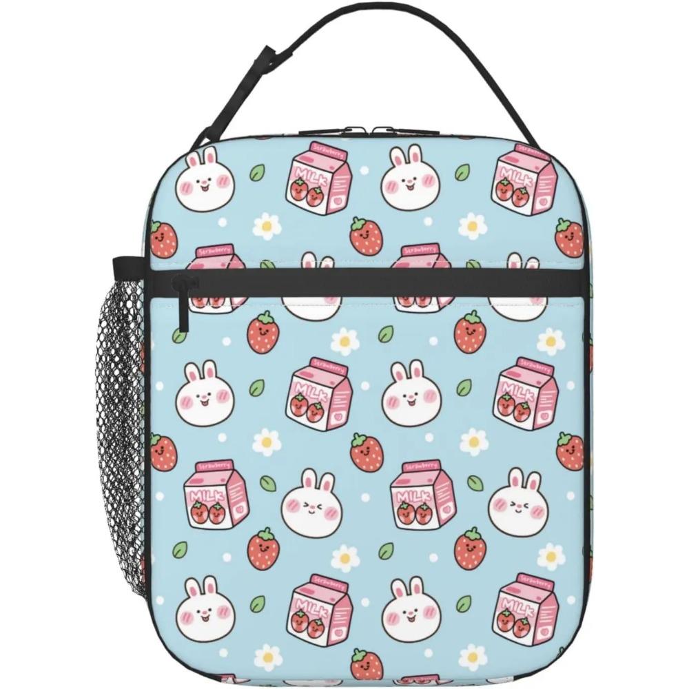 Mushroom Lunch Bag Portable Insulated Lunch Box for Women Men Reusable Leakproof  Cooler Thermal Lunchbox for Work Picnic Travel