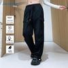 JEANSWEST Unisex Loose Fit Multi-Pocket Cargo Pants