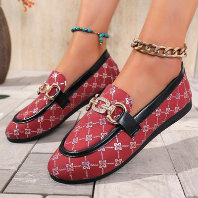 Damen Slipper Bequeme Niedriger Absatz Sommer Schuhe Print Lässige Slip-On Sneaker Bunt Große Größe Flacher Boden Einzelne Schuhe Damen