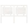 VidaXL Headboard White 145.5x4x100 Cm Solid Pine Wood 817941