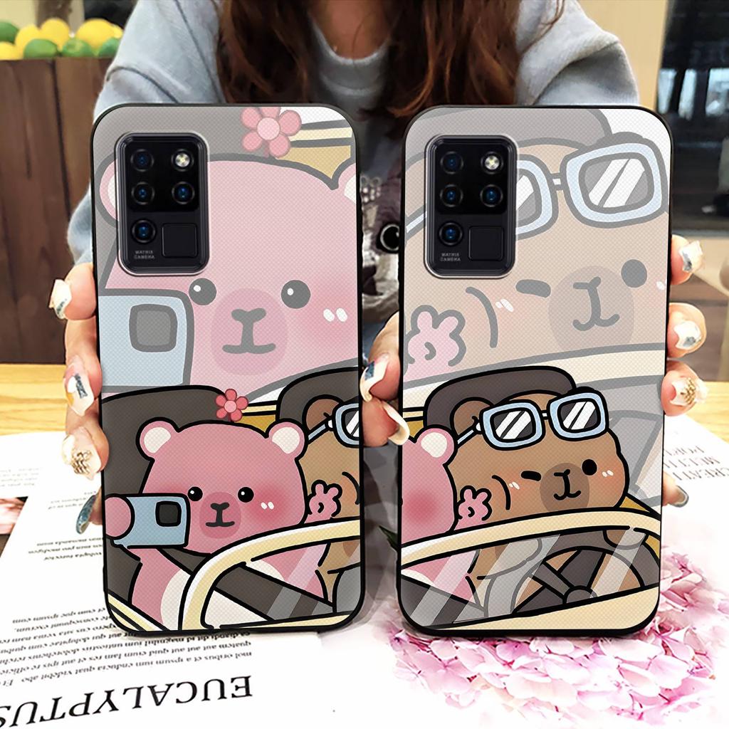 Back Cover Silicone Phone Case For Oukitel C21 Durable Phone Pouch Dirt-resistant Graffiti Full wrap Cute Anti-dust TPU