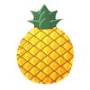 Les Trésors De Lily [Q0817] - Designer 'Pineapple' Yellow Beach Towel - 150 Cm