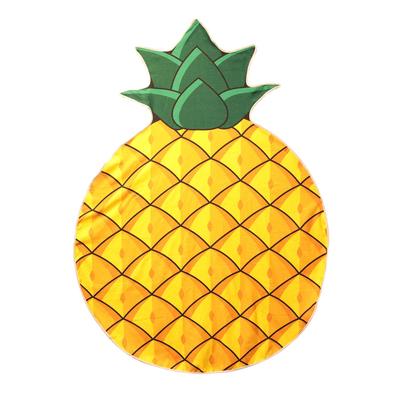 Les Trésors De Lily [Q0817] - Designer 'Pineapple' Yellow Beach Towel - 150 Cm