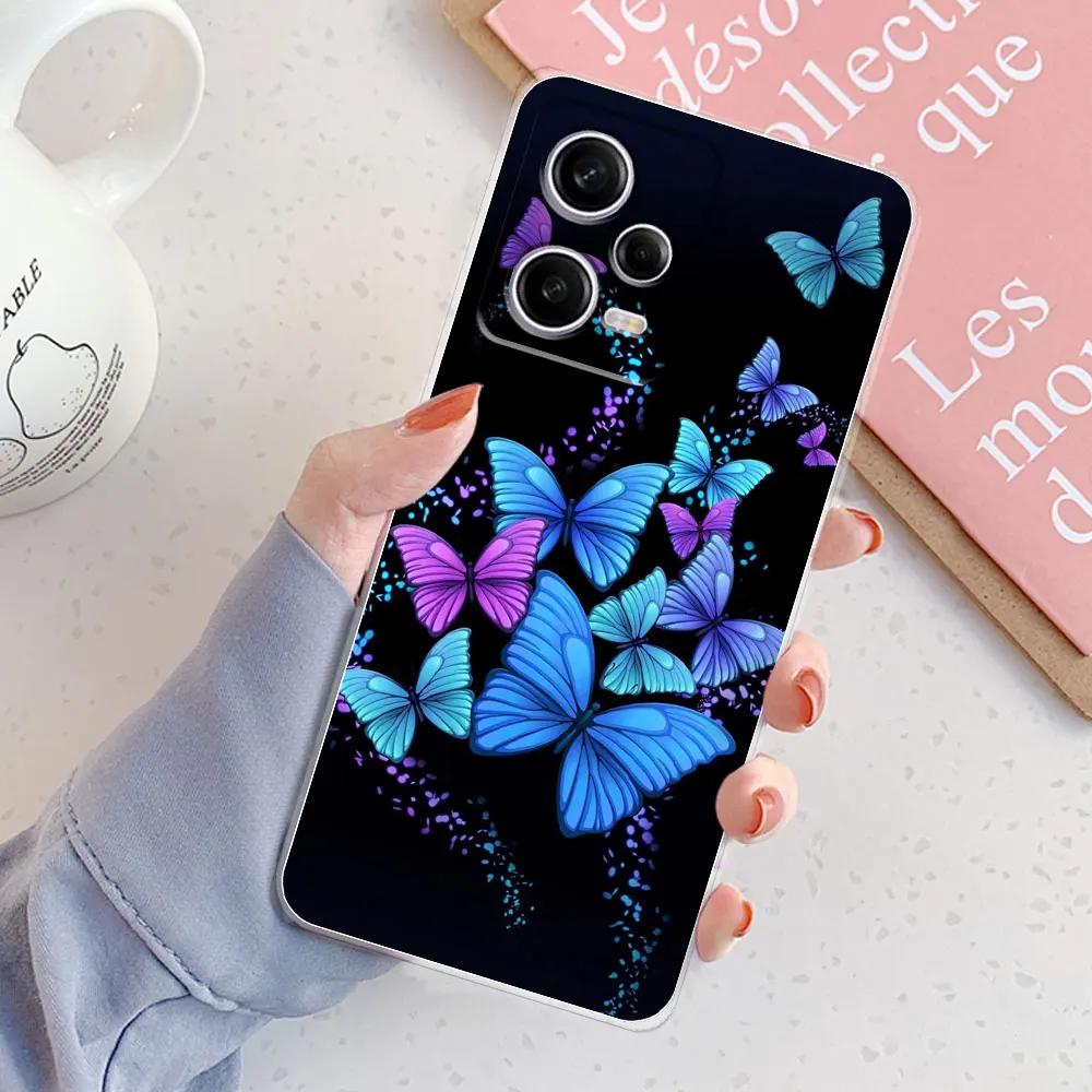 For Xiaomi Redmi Note 12 5G 4G Case Redmi Note12 Pro Shockproof Back Phone Case For Redmi Note 12 Pro+ Plus Silicone Clear Cover