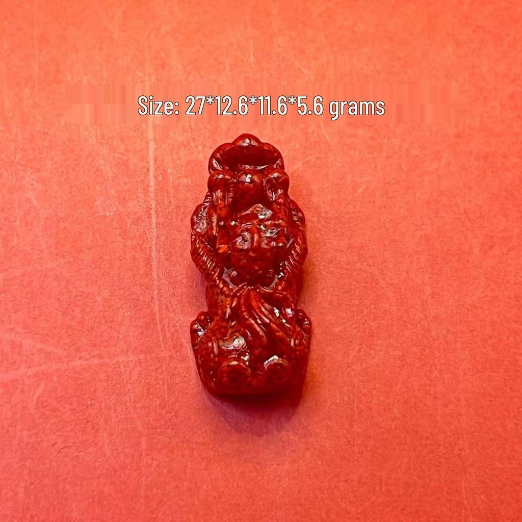 Original Gold-Plated Cinnabar Turtle Shell Fu Plaque and Gourd Pouch Accessories