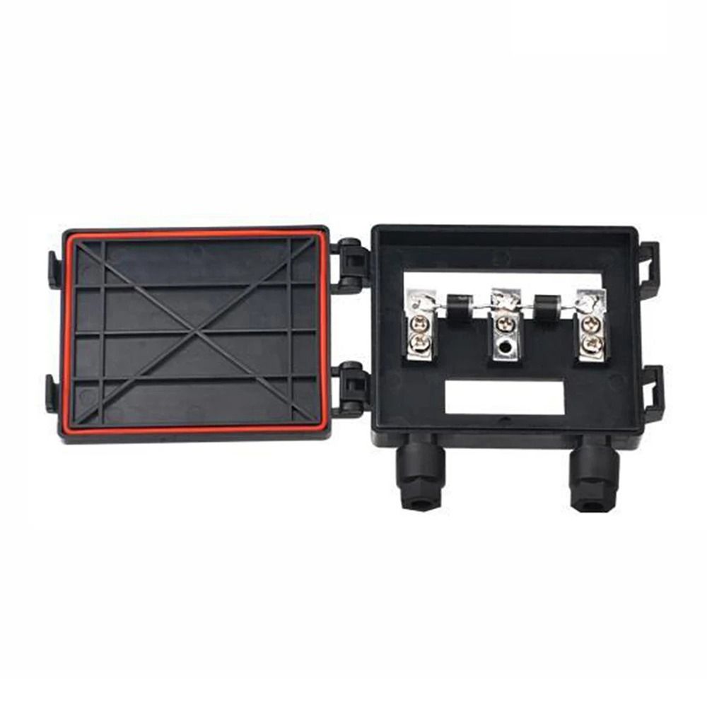 1 Stück Schwarze Solar-Anschlussdose Elektrisches Prüfwerkzeug Kabelverbinder-Set Langlebige PV-Modul-Box