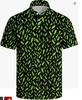 Unique Geometric Pattern Short-sleeve Polo Shirt, Casual and Stylish for Everyday Wear.