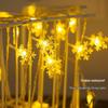 Snowflake Twinkling LED String Lights - Christmas, Wedding, and Festival Decoration