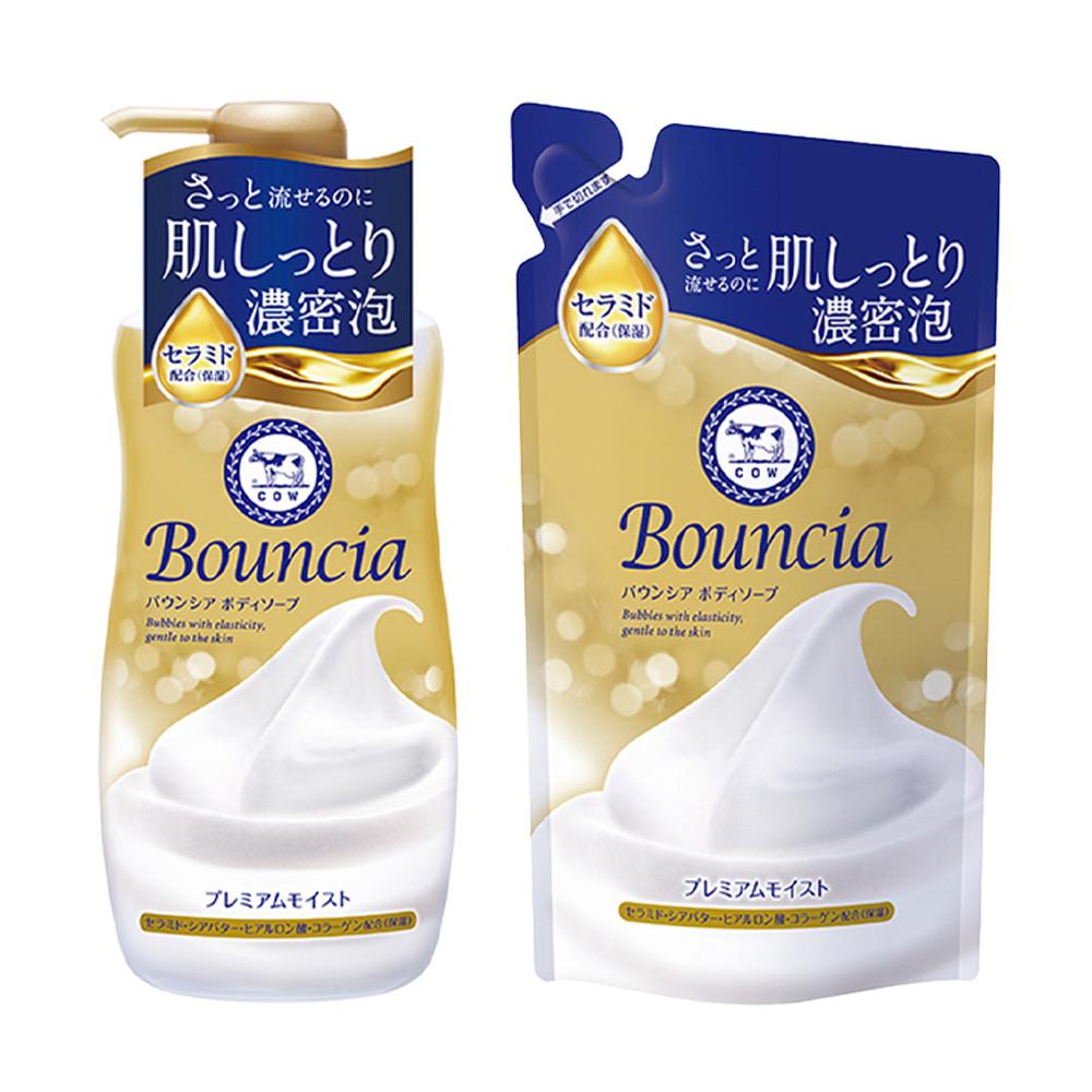 

Milk Soap Bouncia Body Soap Premium Moist (460ml / Refill 340ml) Refill 340ml