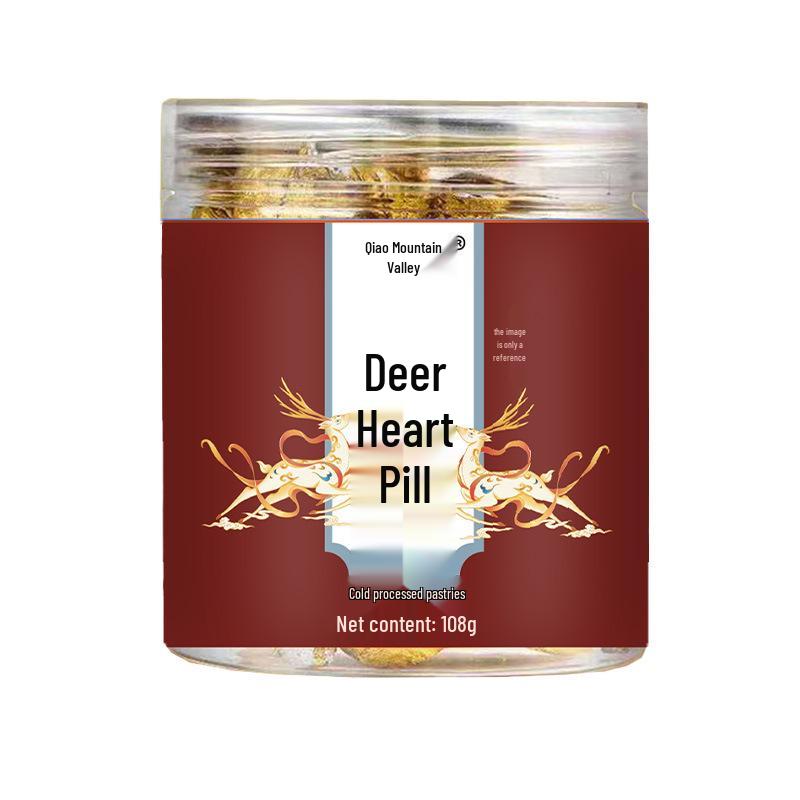 Qiao Mountain Valley Sika Deer Heart Pills 108g - Traditional Deer Heart Powder Decoction