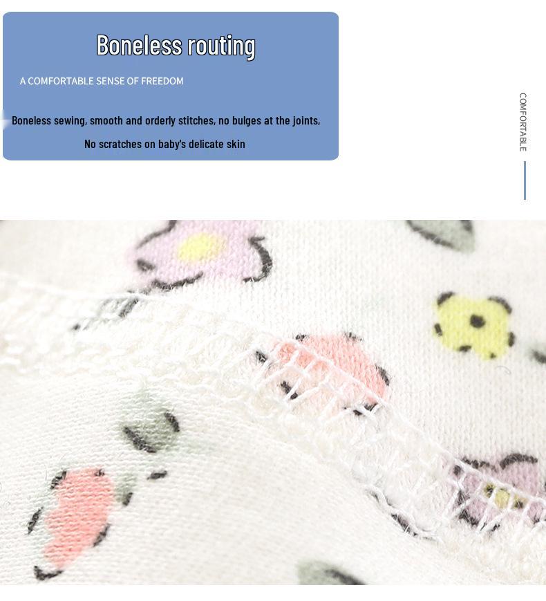 Kids' Pure Cotton Long Sleeve Anti-Kick Onesie Pajamas for All Seasons