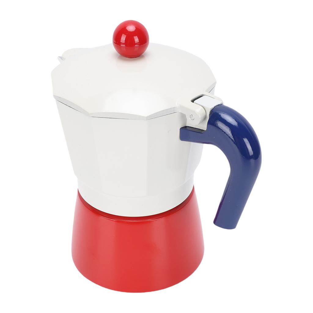 İtalyan Kahve Makinesi 150ml 3 Fincan Alüminyum Tek Valf Taşınabilir Ocak Üstü Kahve Makinesi Potu Küba Kafe Evde Demleme için