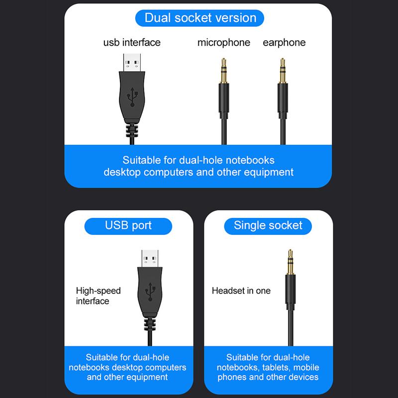 New Computer Headphones Listening To Sound Debate with Wheat 7.1 E -sports Game Wired Headset