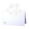 50Pcs Heart Shape Table Number Cards Wedding Table Number Card For Table Setting Wine Glass Christmas Wedding Decoration