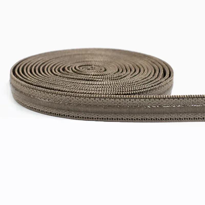 Cinta Elástica Antideslizante de 2/5/10/20M, 10mm de Estiramiento, Bandas de Goma de Silicona Elástica para Tirantes de Sujetador, Ropa Interior, Cinturones, Cintas, Accesorio de Recorte para Costura