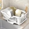 Kitchen Drainage Rack With Drainer Board Countertop Utensils Plates Chopsticks Bowls Spoons Storage Dish Drying Rack