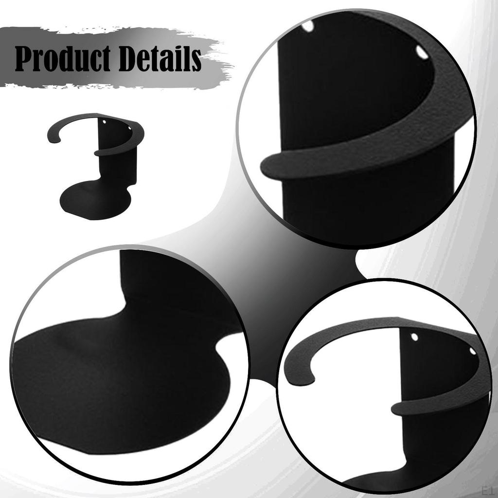 Spray Bottle Holder Paint Rack Wall Mount Iron Easy Install Versatile Can Organizer