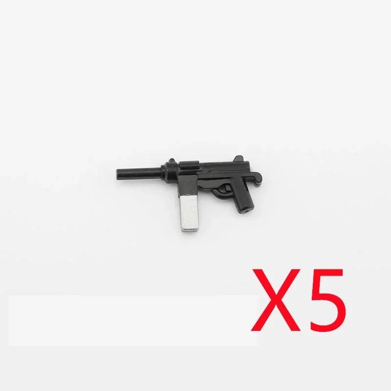 5 CM WWII Military Building Blocks American German Soviet Soldier Figures Weapons Accessories Guns Pistol Sniper Belt Mini Bricks MOC