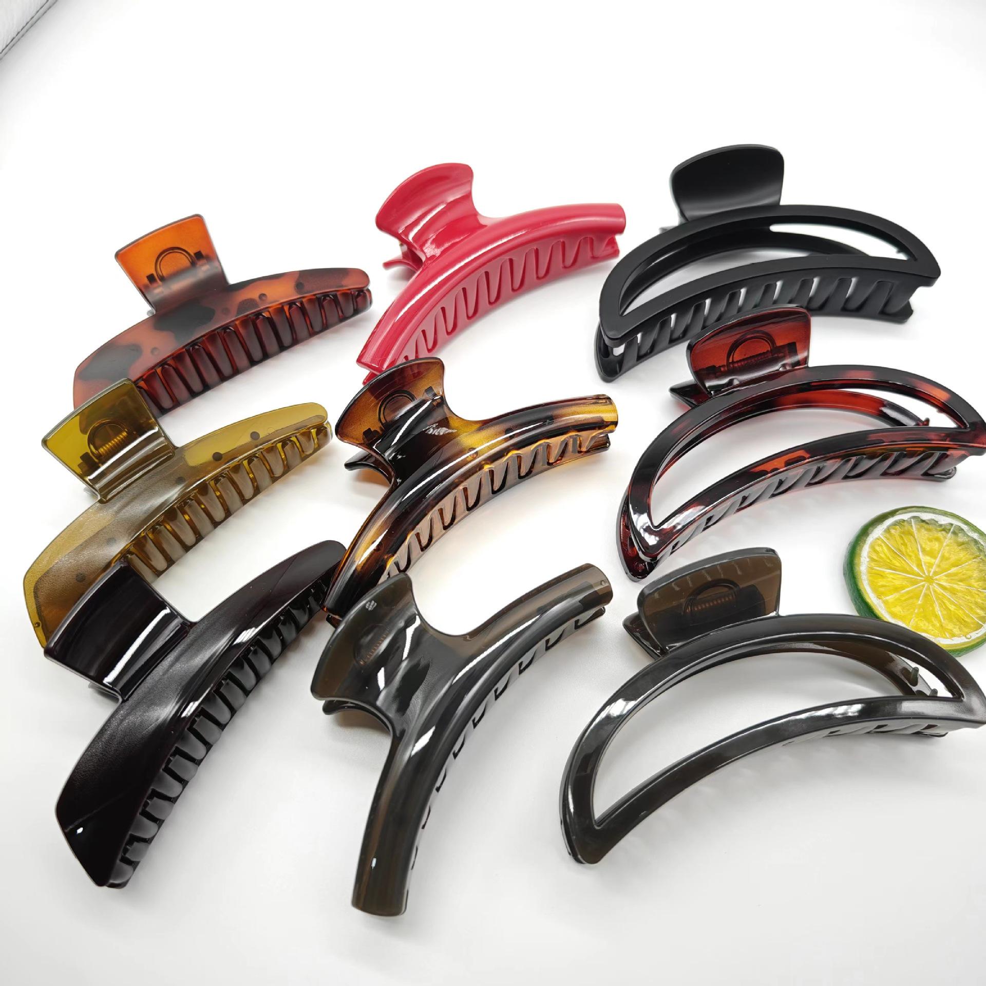 

Elegant Cross-Border Resin Hair Claw – Japanese & Korean Style