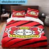 3pcs Bayer Football Club Printed Bedding Set Duvet Cover Closure Includes 1 Duvet Cover & 2 Pillowcases Bedding Sets Home Decor Gifts